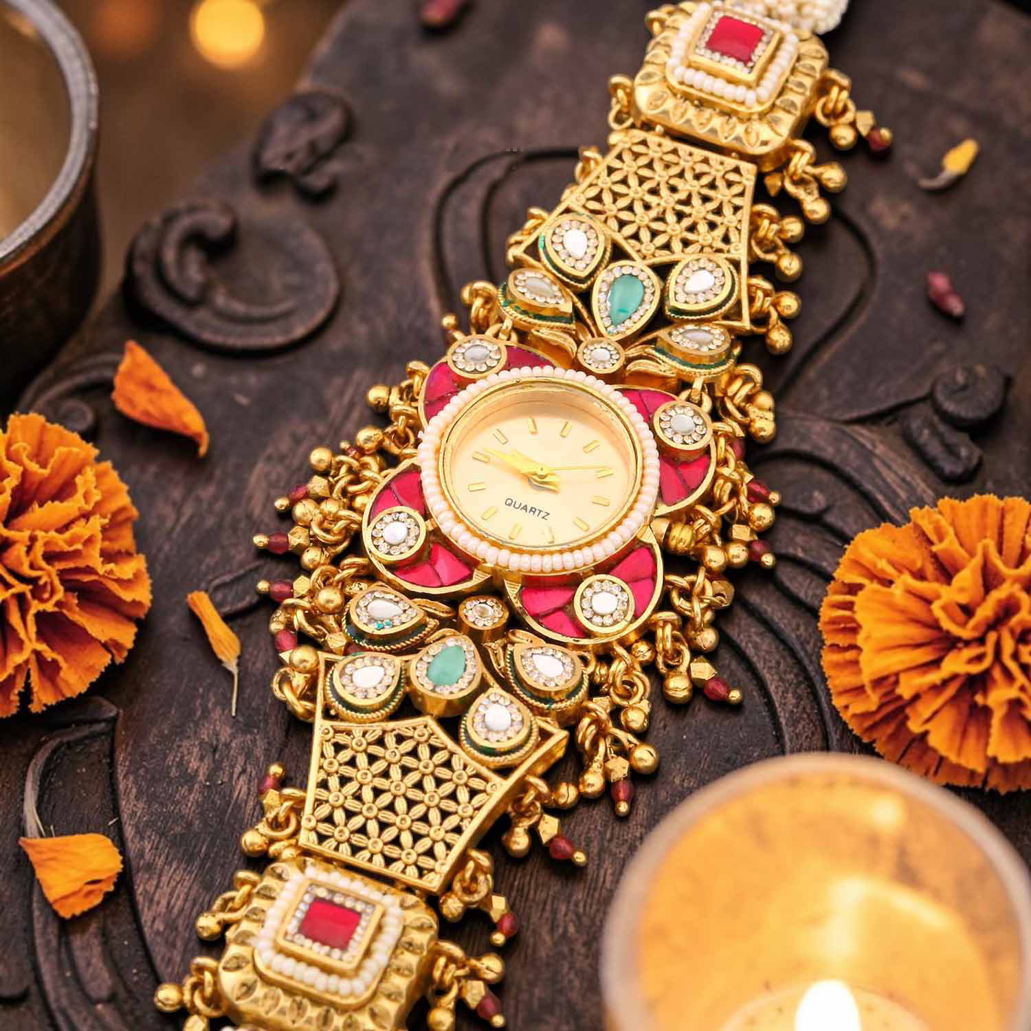 BlingBag Multicolor Samayra Heritage Watch