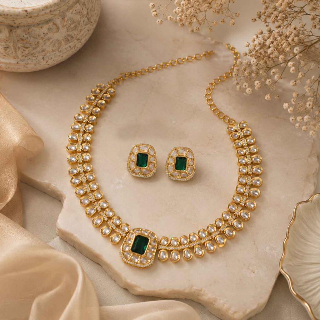 Emerald Naria Victorian Jewellery Set-New Arrival