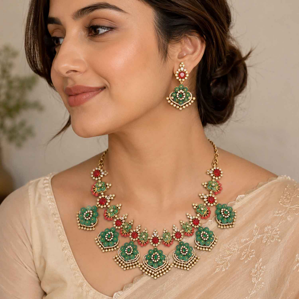 Jade Aurelia Victorian Jewellery Set - New Arrival