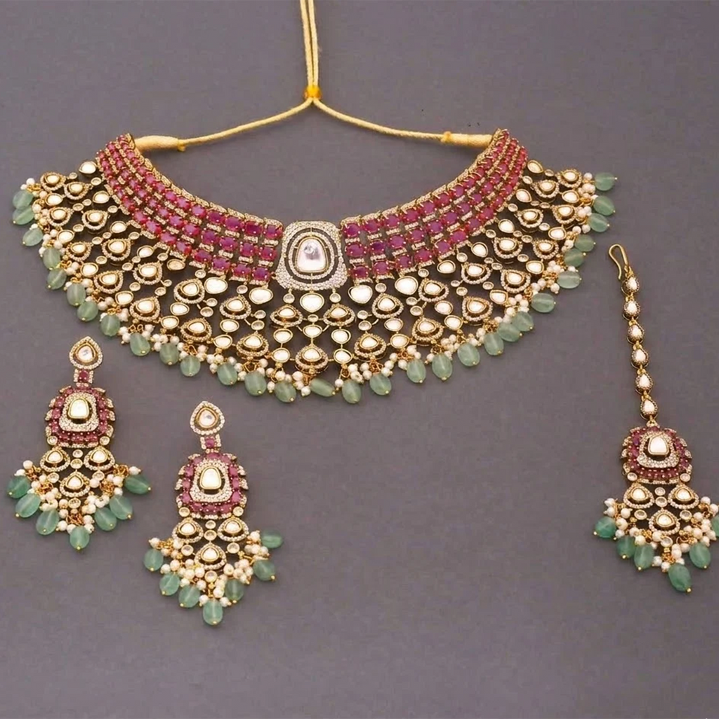Multicolor Florisse Victorian Jewellery Set - New Arrival