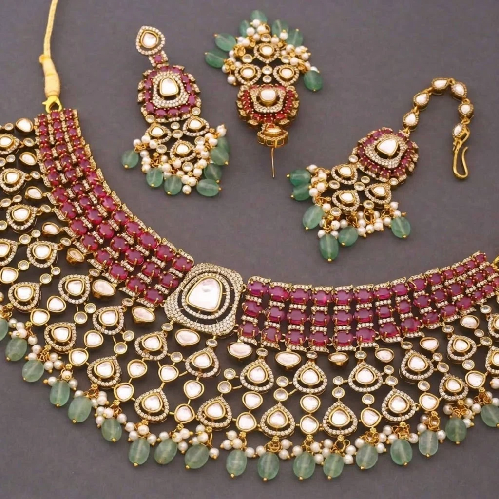 Multicolor Florisse Victorian Jewellery Set - New Arrival