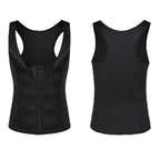 Men's Zip-Up Waist Trainer Vest | Set of 4