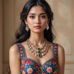 Emerald Elora Victorian Jewellery Set- New Arrival