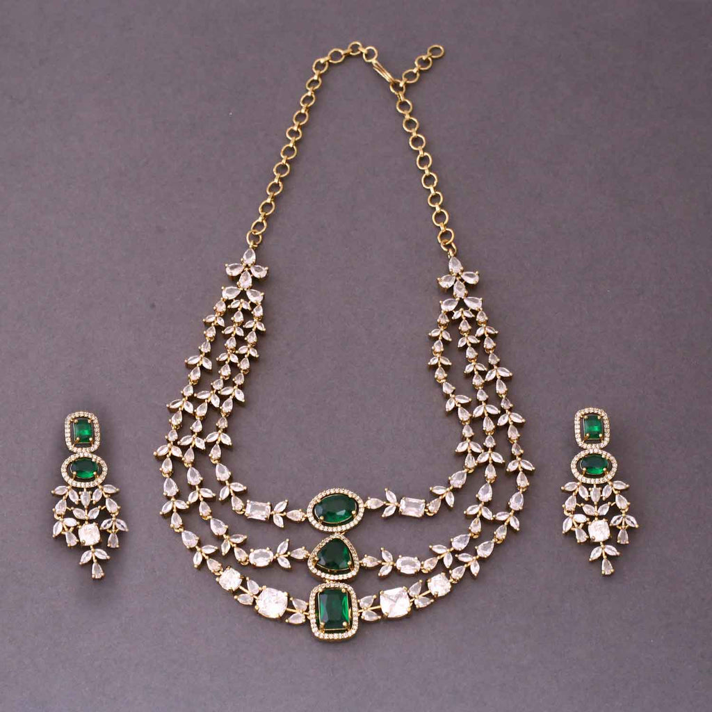 Emerald Elora Victorian Jewellery Set- New Arrival