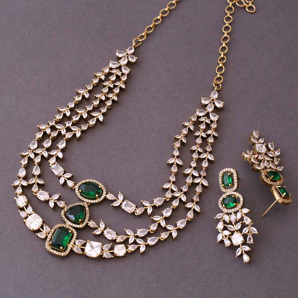Emerald Elora Victorian Jewellery Set- New Arrival