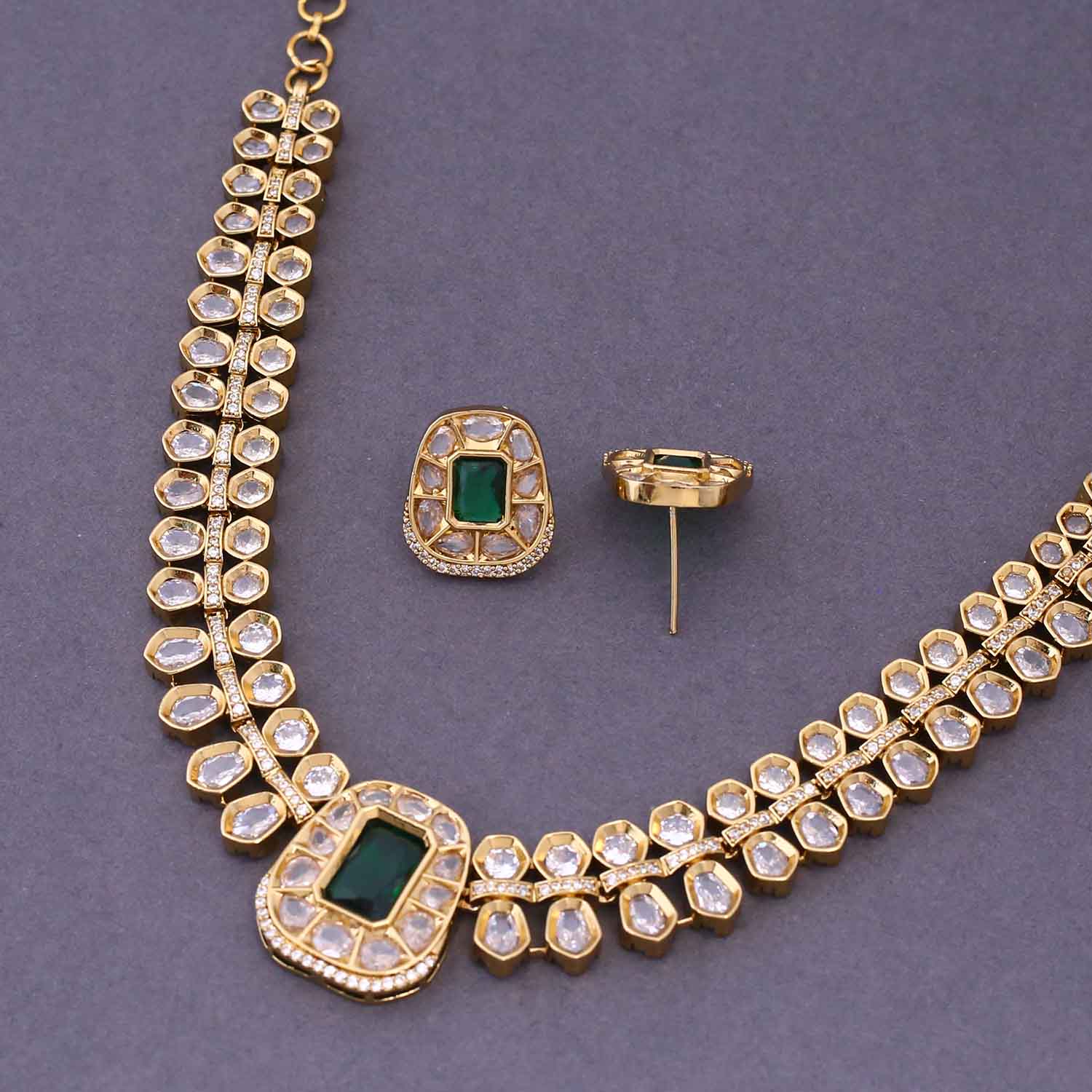 Emerald Naria Victorian Jewellery Set-New Arrival
