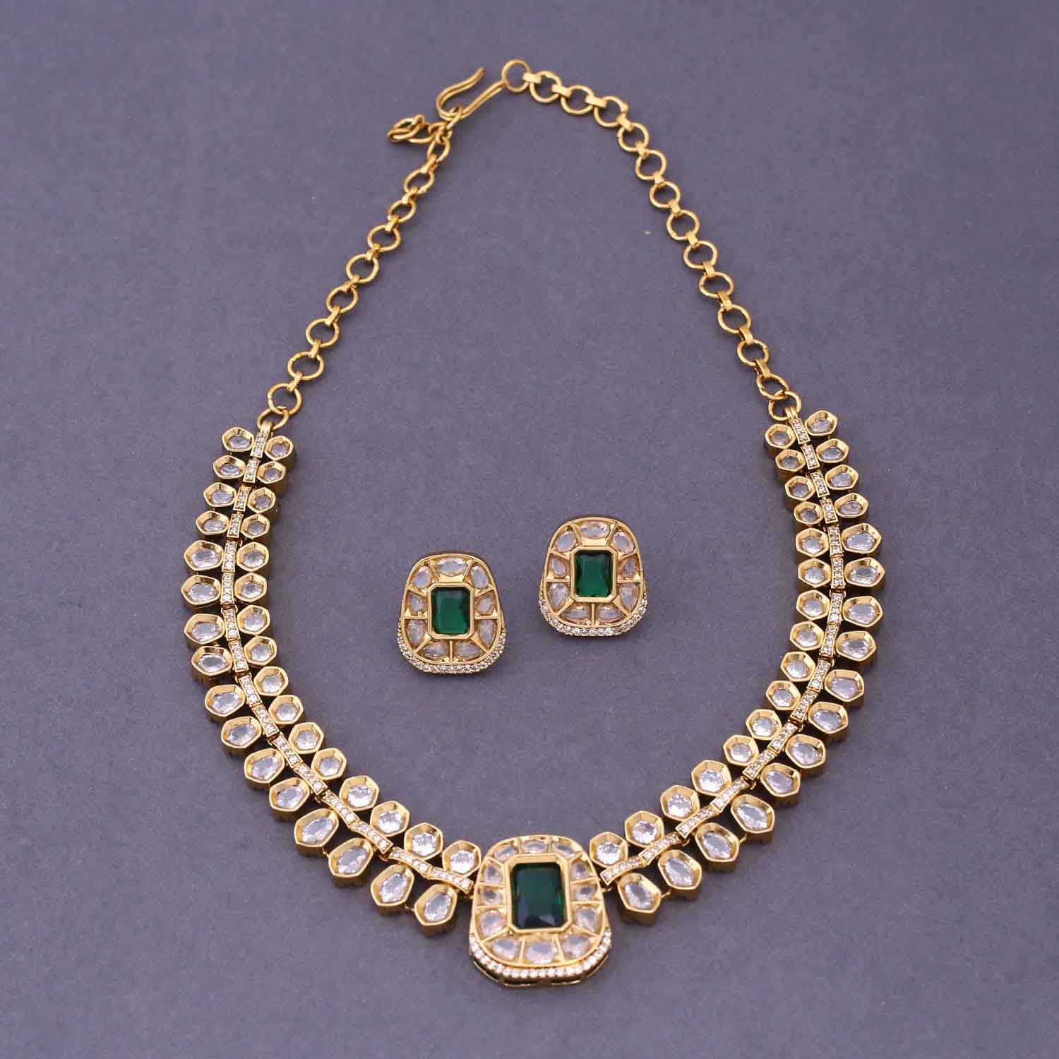Emerald Naria Victorian Jewellery Set-New Arrival