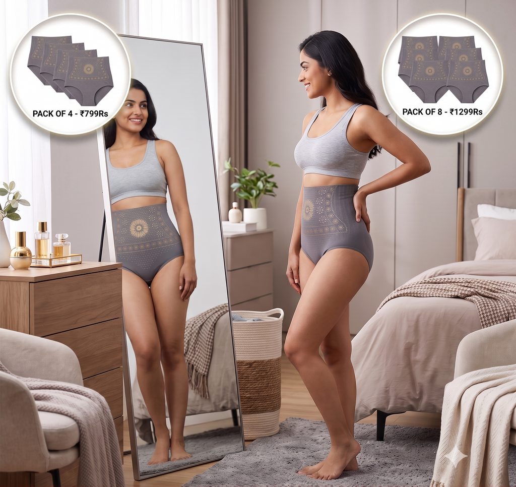 Tummy Shaper Fat Burning Shorts | Pack of 4