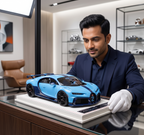 Bugatti Chiron Pur Sport (Two Tone Blue) 1:18 scale