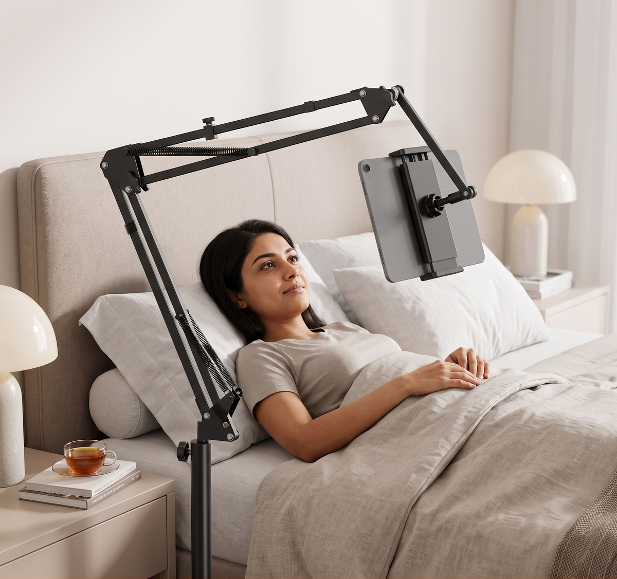 Bed Table Phnne Stand – Enjoy hands-Free