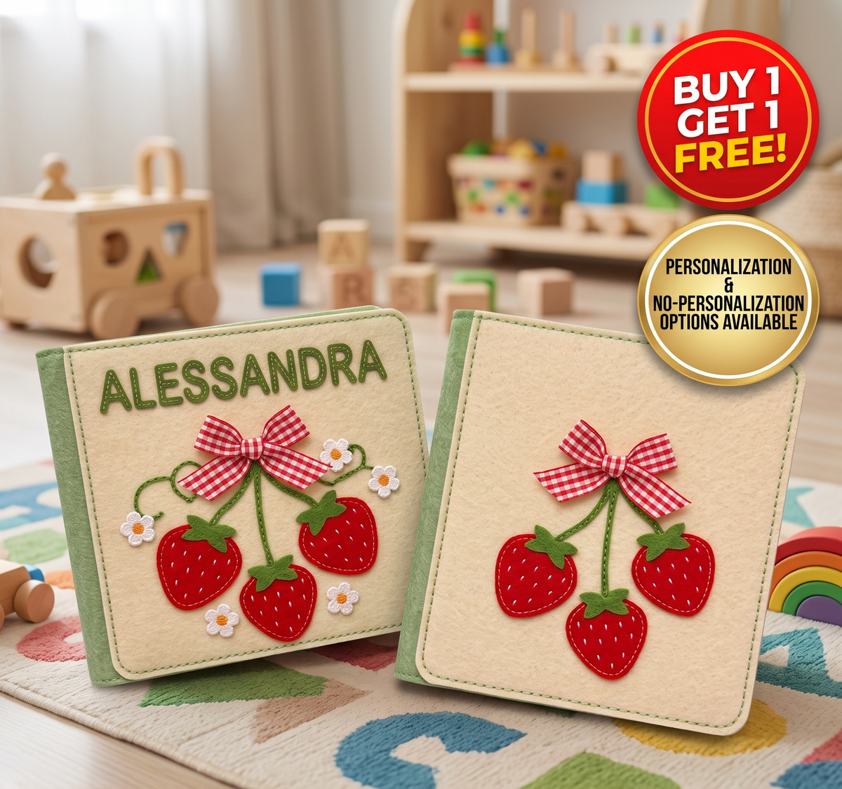 Personalized Busy Book | Perfect For Screen-Free Play