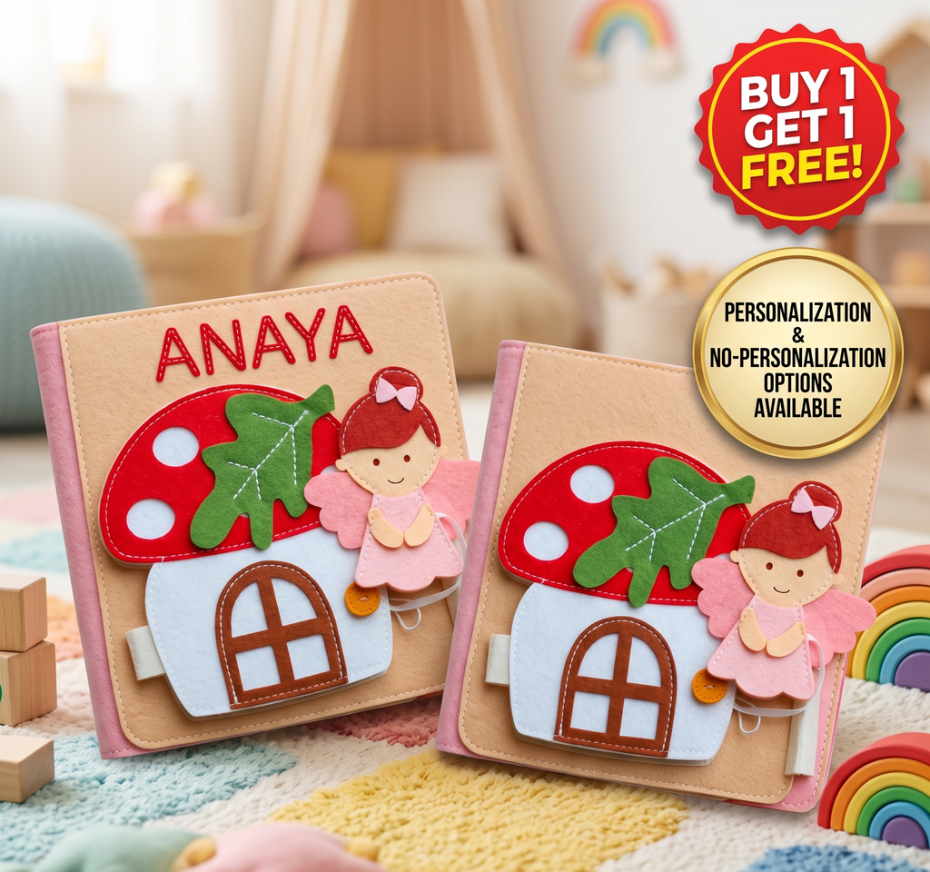 Personalized Busy Book | Perfect For Screen-Free Play