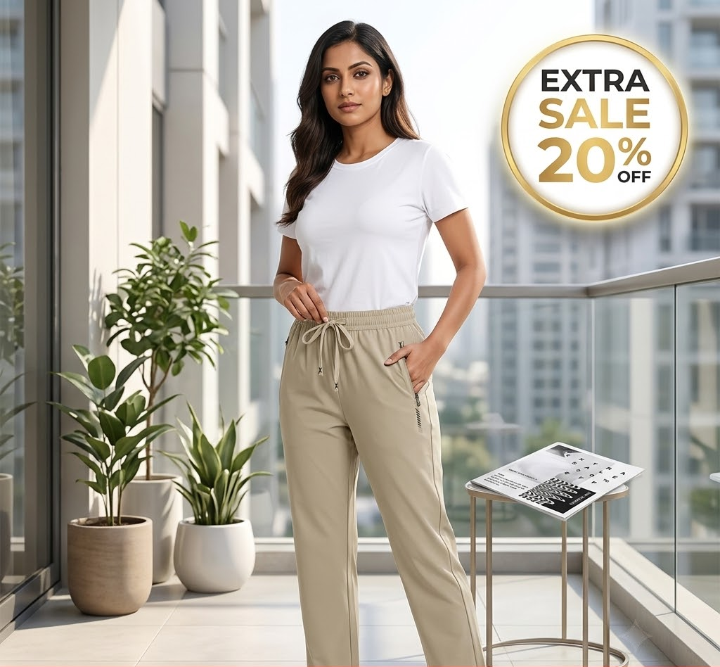Ultra Soft Stretch Pants For Women | Pack of 4