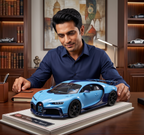 Bugatti Chiron Pur Sport (Two Tone Blue) 1:18 scale