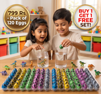 Hatching Dinosaur Egg Kit – Grow-in-Water Dino Eggs with Surprise Toys