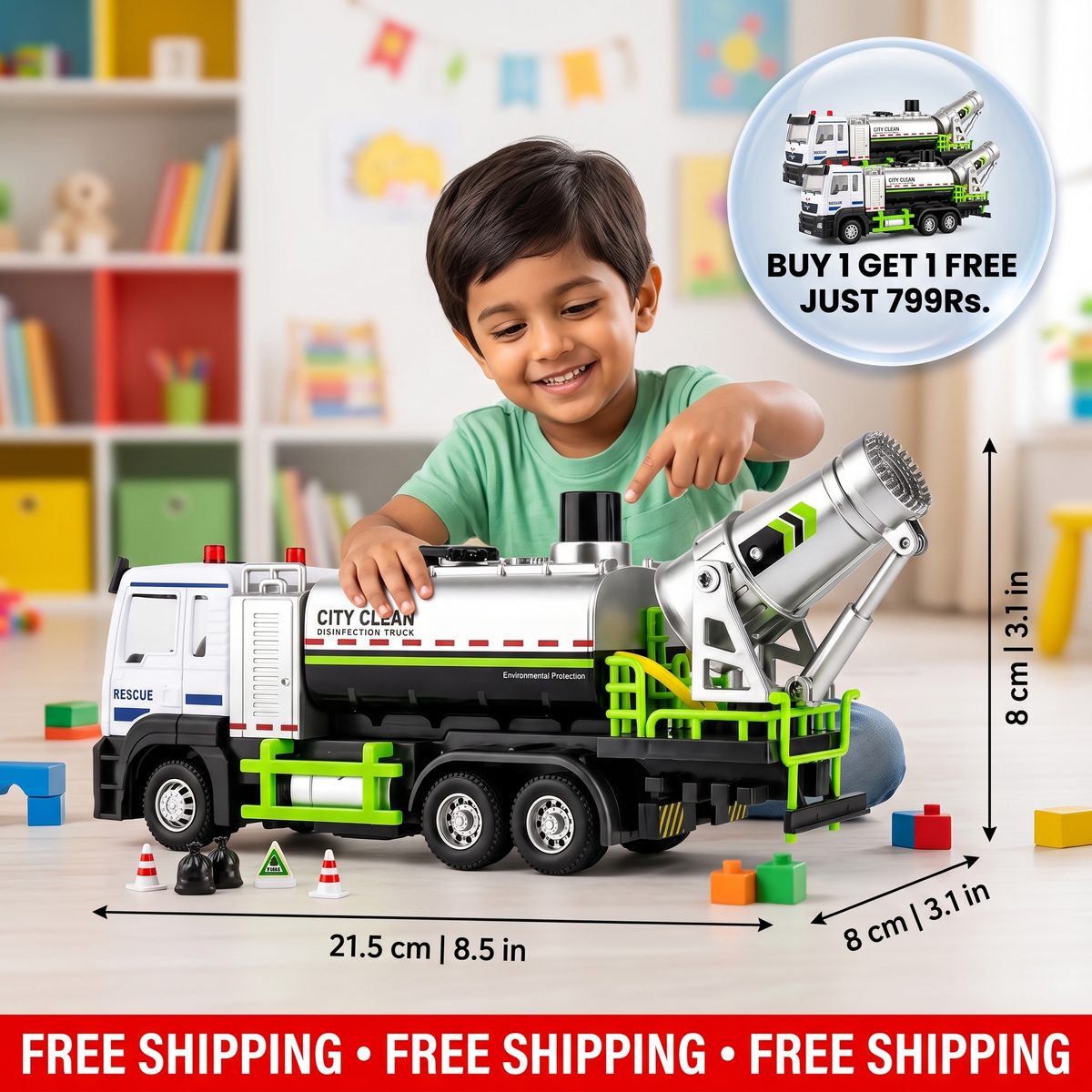 SweepRover - Street Sweeper Truck