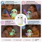 Magic Plush Toys with a Glow Pen - Interactive Plush Toy with a Light Effect for Children