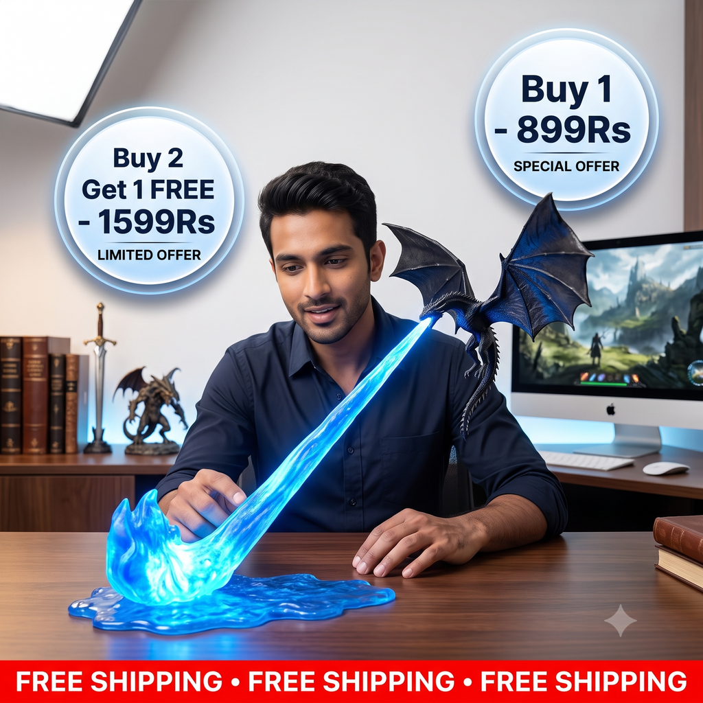 Dragon Breath Night Light Decor