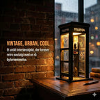Vintage Telephone Box Mood Lamp with Warm Light