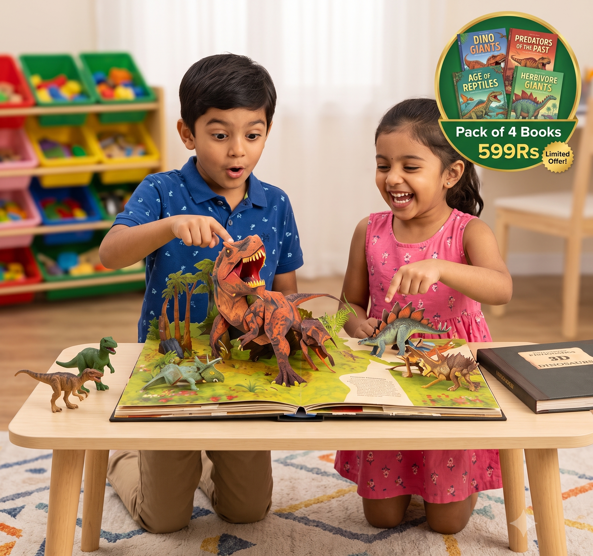 3-D Interactive Encyclopedia | Pack of 4 Books