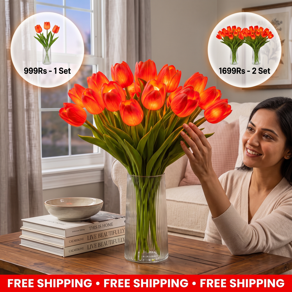 Radiant Romantic Tulip Light