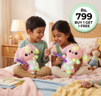 Magic Plush Toys with a Glow Pen - Interactive Plush Toy with a Light Effect for Children