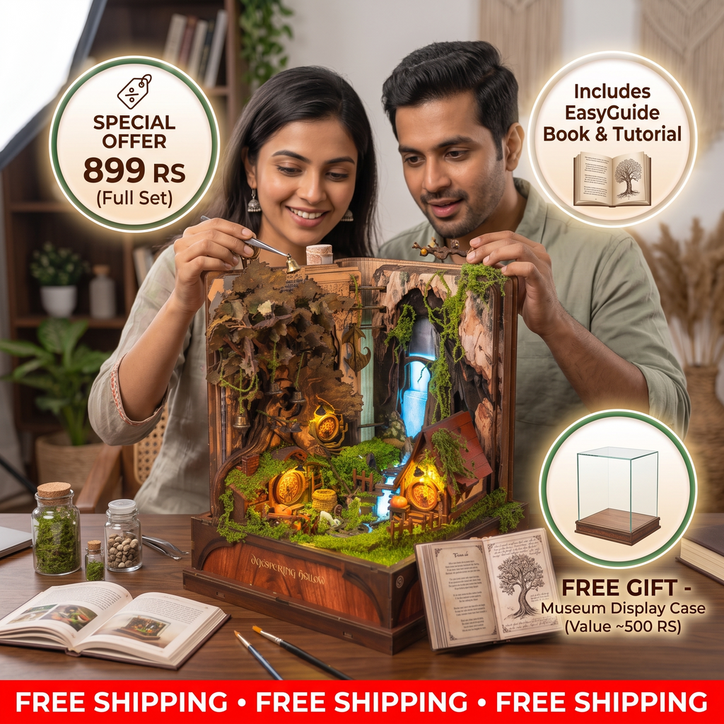 Whispering Hollow DIY Miniature House Music Box Kit | Limited Edition