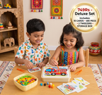 Montessori Learning Peg Mosaic Board | Develops Logical Thinking & Creativity