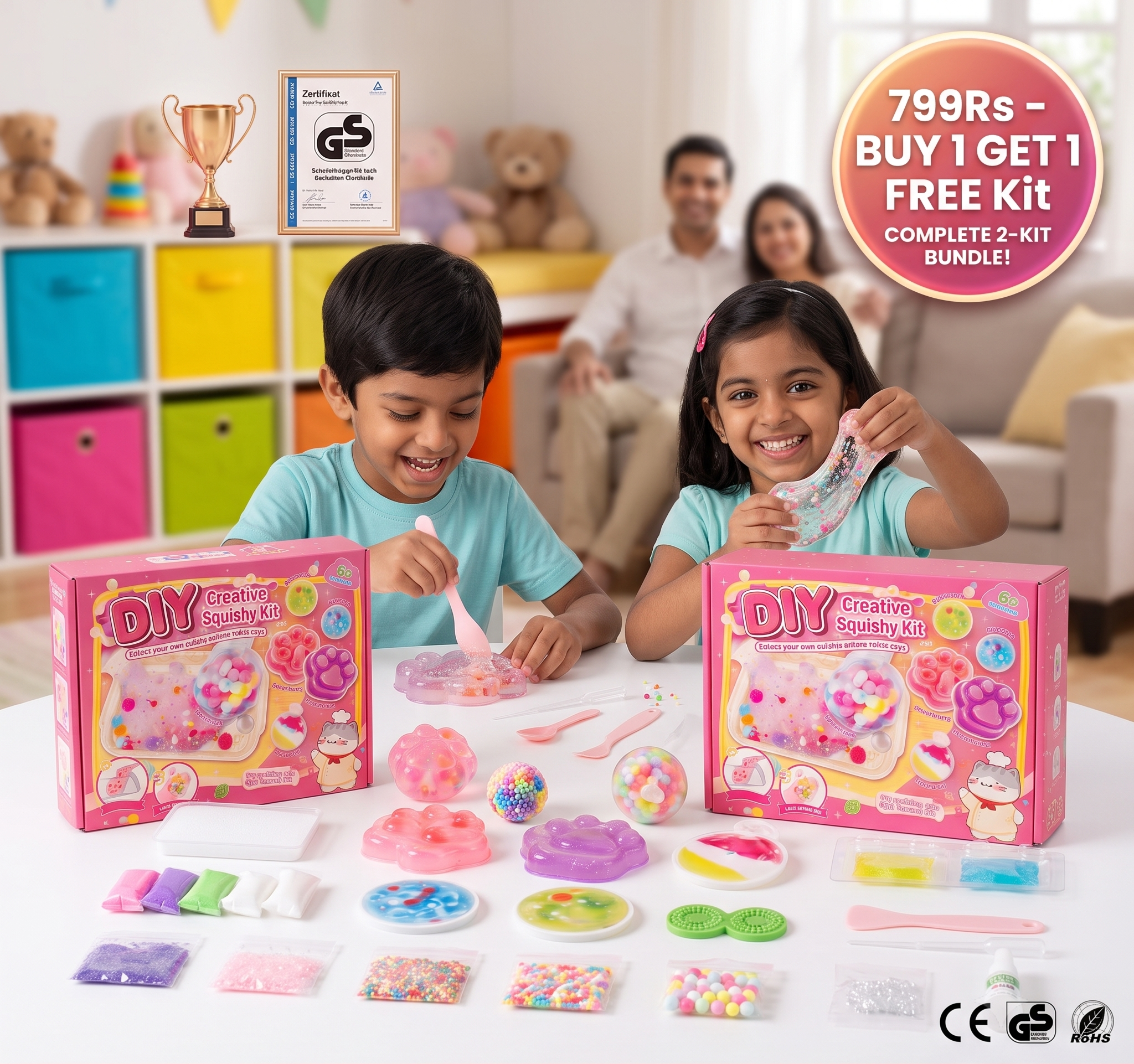 DIY Creative Squishy Kit | Buy 1 Get 1 FREE Kit