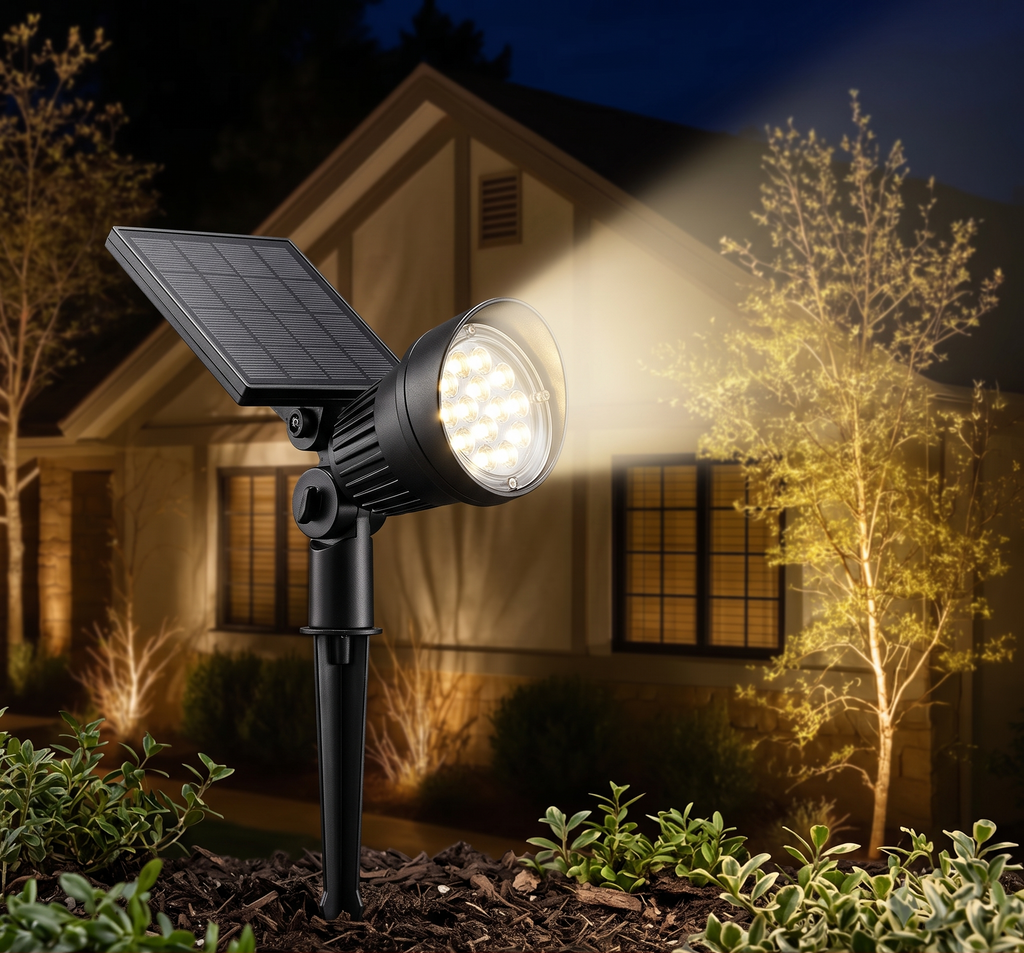 LumenceParis™  - Solar Powered Garden Spotlight