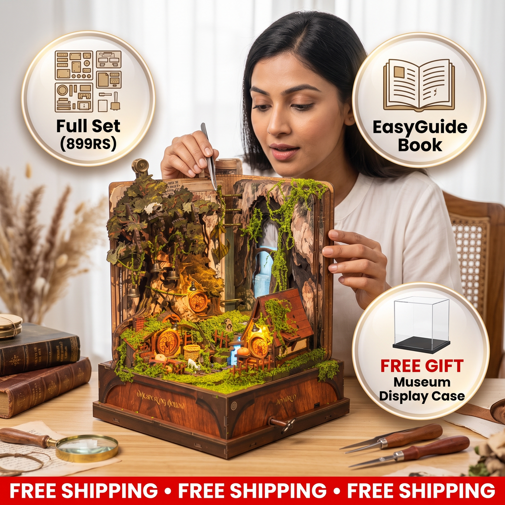Whispering Hollow DIY Miniature House Music Box Kit | Limited Edition