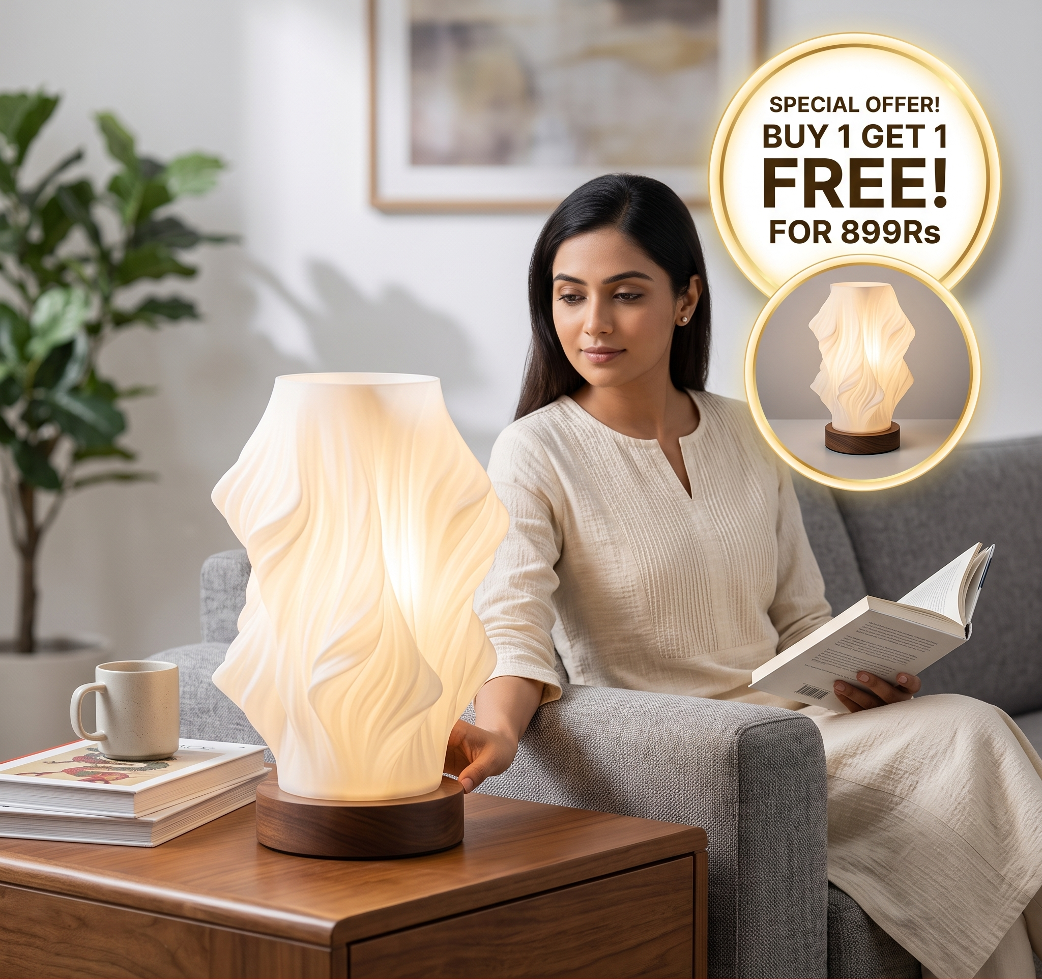 LumenceParis™  - Serene Wavecrest Lamp