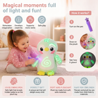 Magic Plush Toys with a Glow Pen - Interactive Plush Toy with a Light Effect for Children