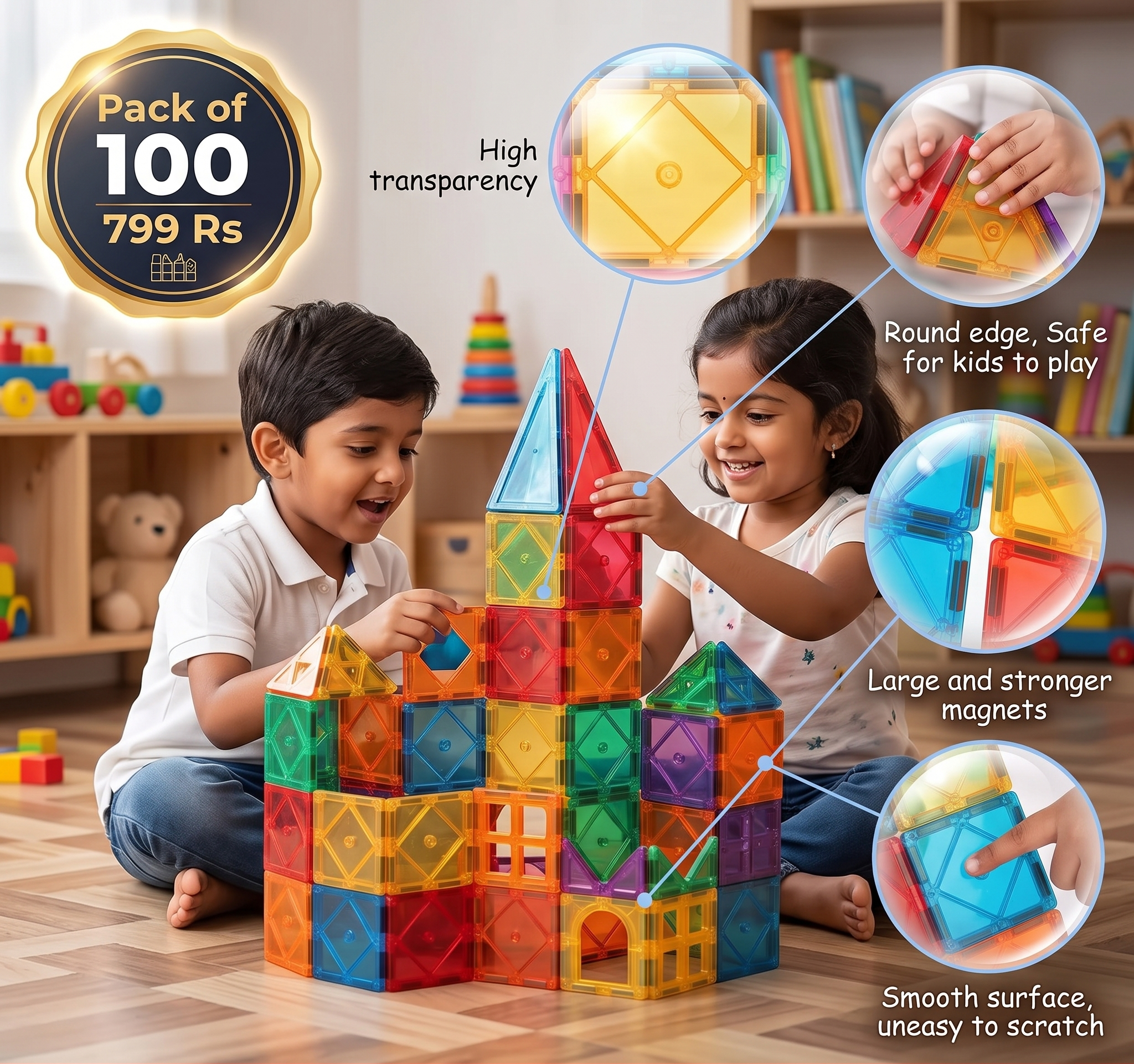 Gladi Tiles | Educational Magnetic Toys