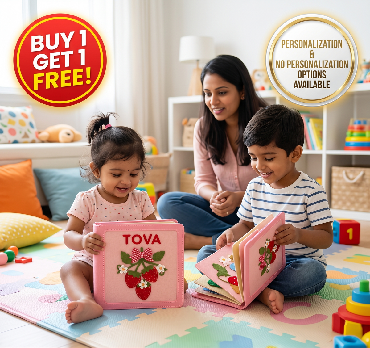 Personalized Busy Book | Perfect For Screen-Free Play