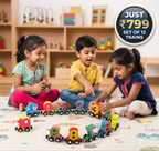 Magnetic Train Number Set | 12 Number Sets