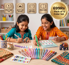 Kids Nail Art Set With Precision Tip | Pack of 12 Colors