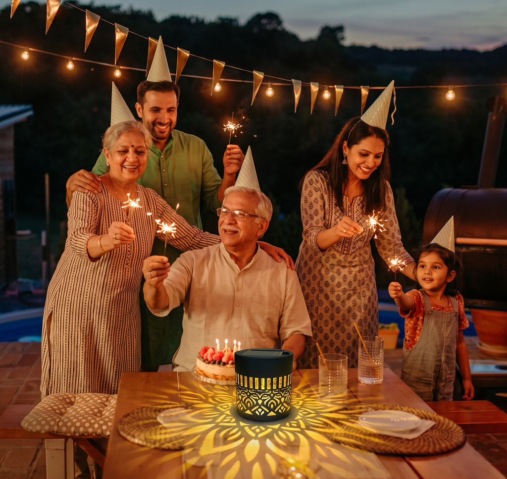 Solar Powered Decor Projection Light | Buy 1 Get 1 FREE