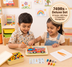 Montessori Learning Peg Mosaic Board | Develops Logical Thinking & Creativity
