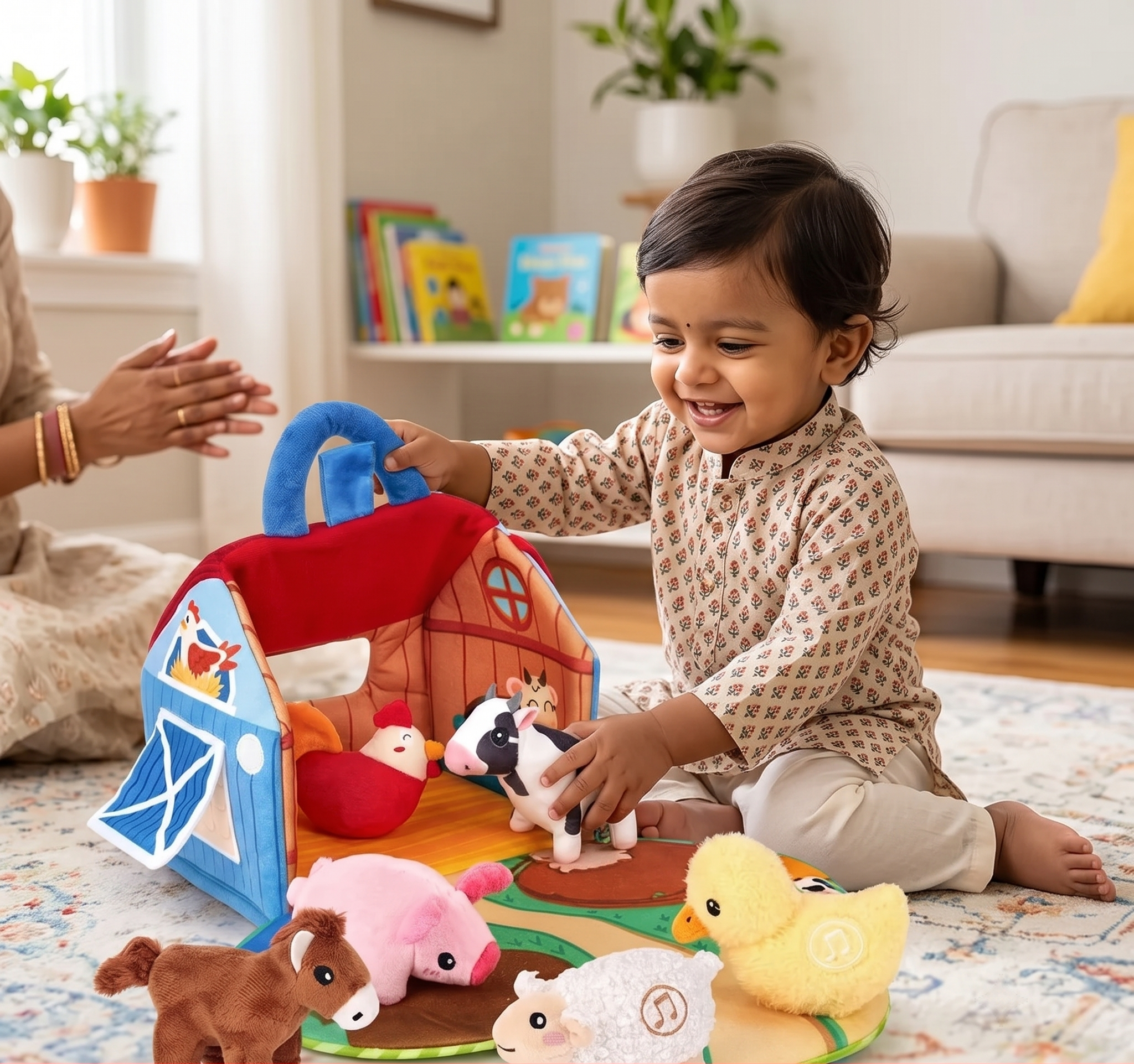 Plush Farm Animal Set with Sounds