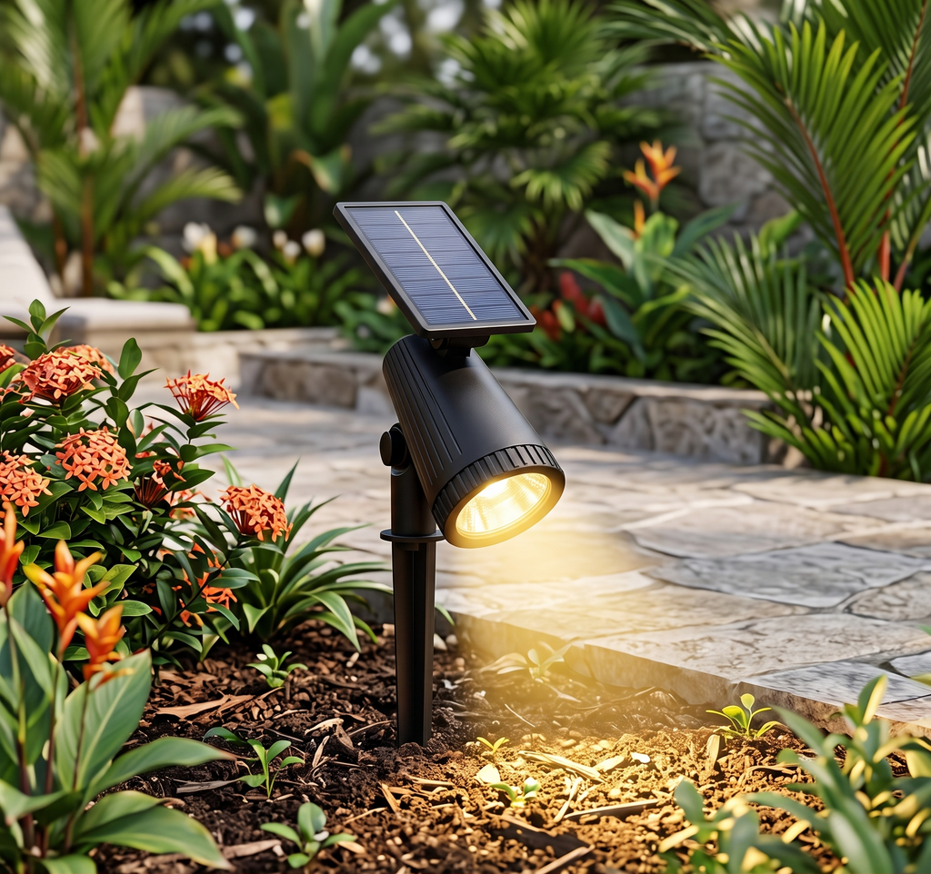 LumenceParis™  - Solar Powered Garden Spotlight
