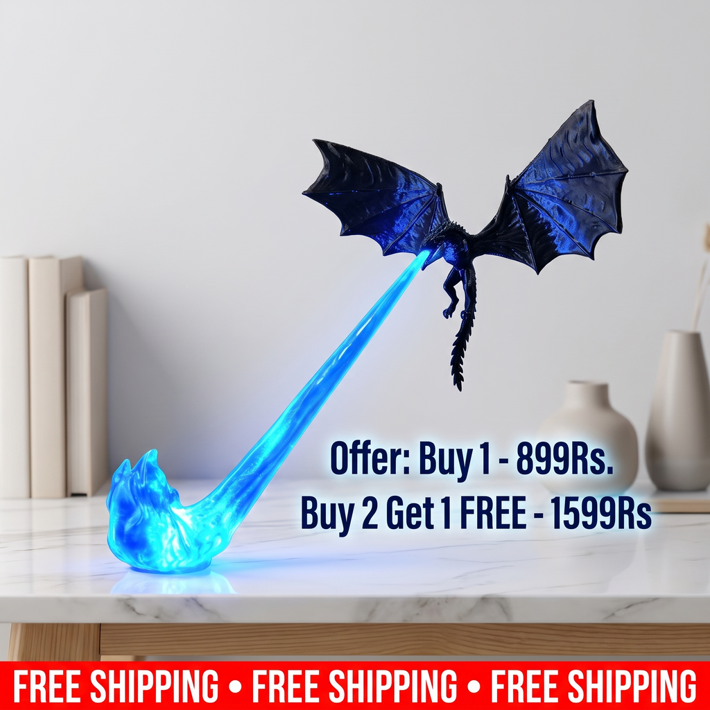 Dragon Breath Night Light Decor