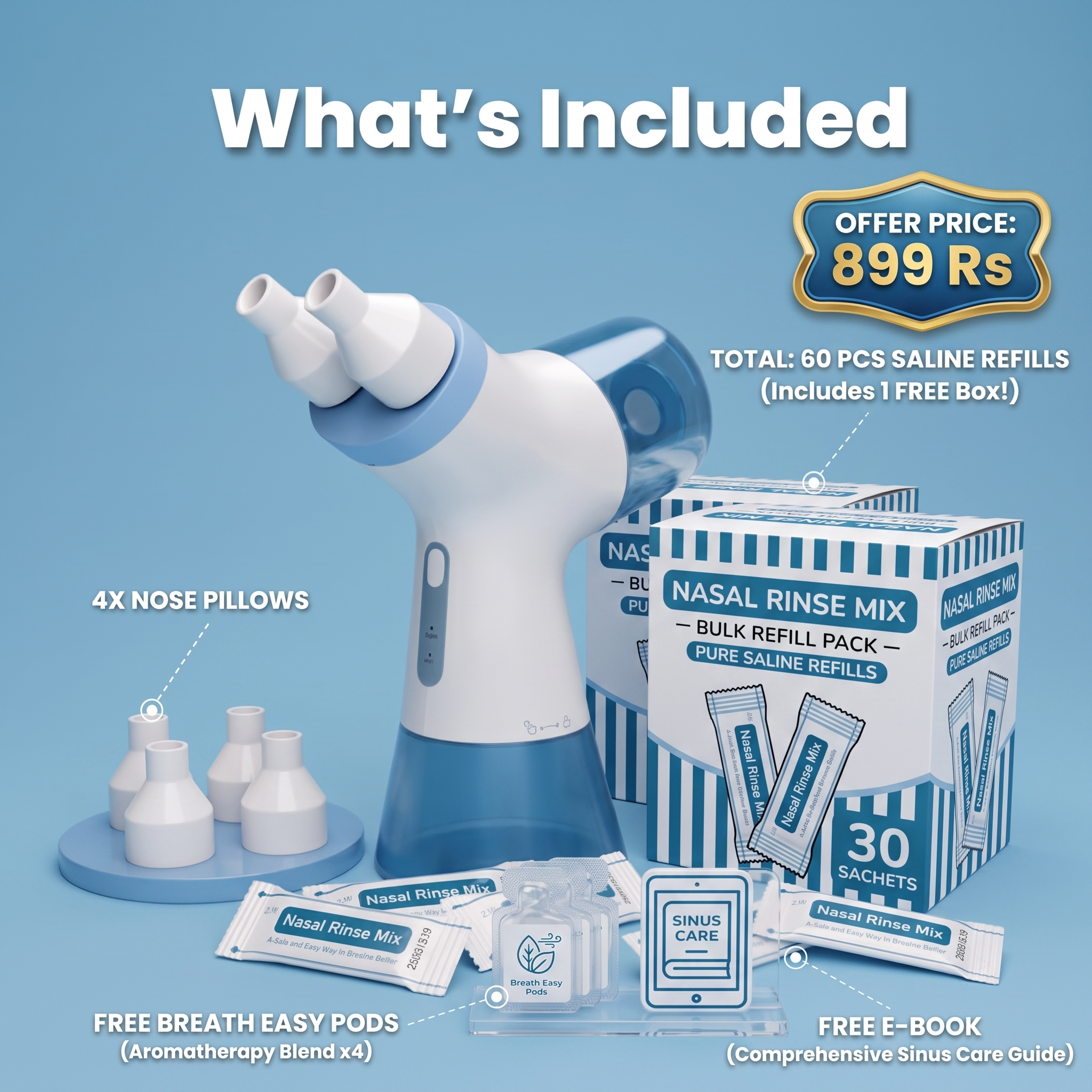 Dual-Action Nasal Cleaner