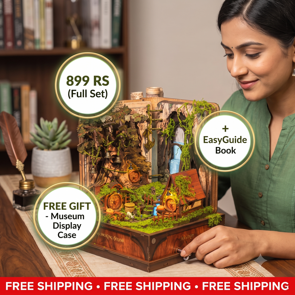 Whispering Hollow DIY Miniature House Music Box Kit | Limited Edition