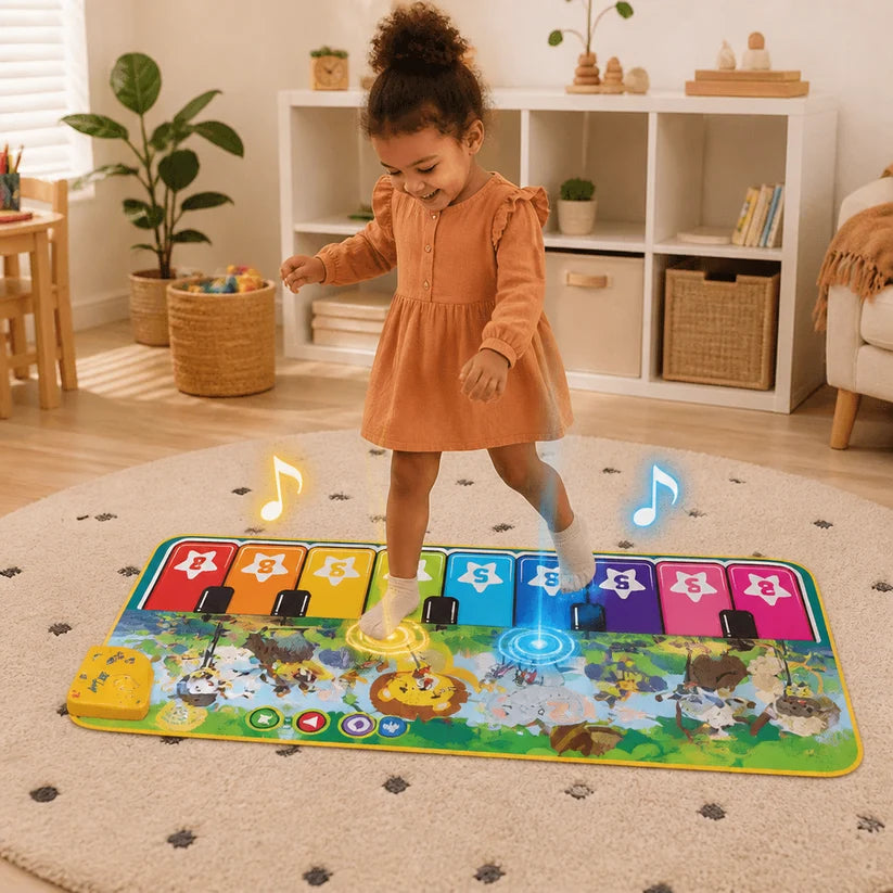 Interactive Musical Piano Play Mat | Boosts Creativity & Activity