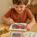 Montessori Learning Peg Mosaic Board | Develops Logical Thinking & Creativity