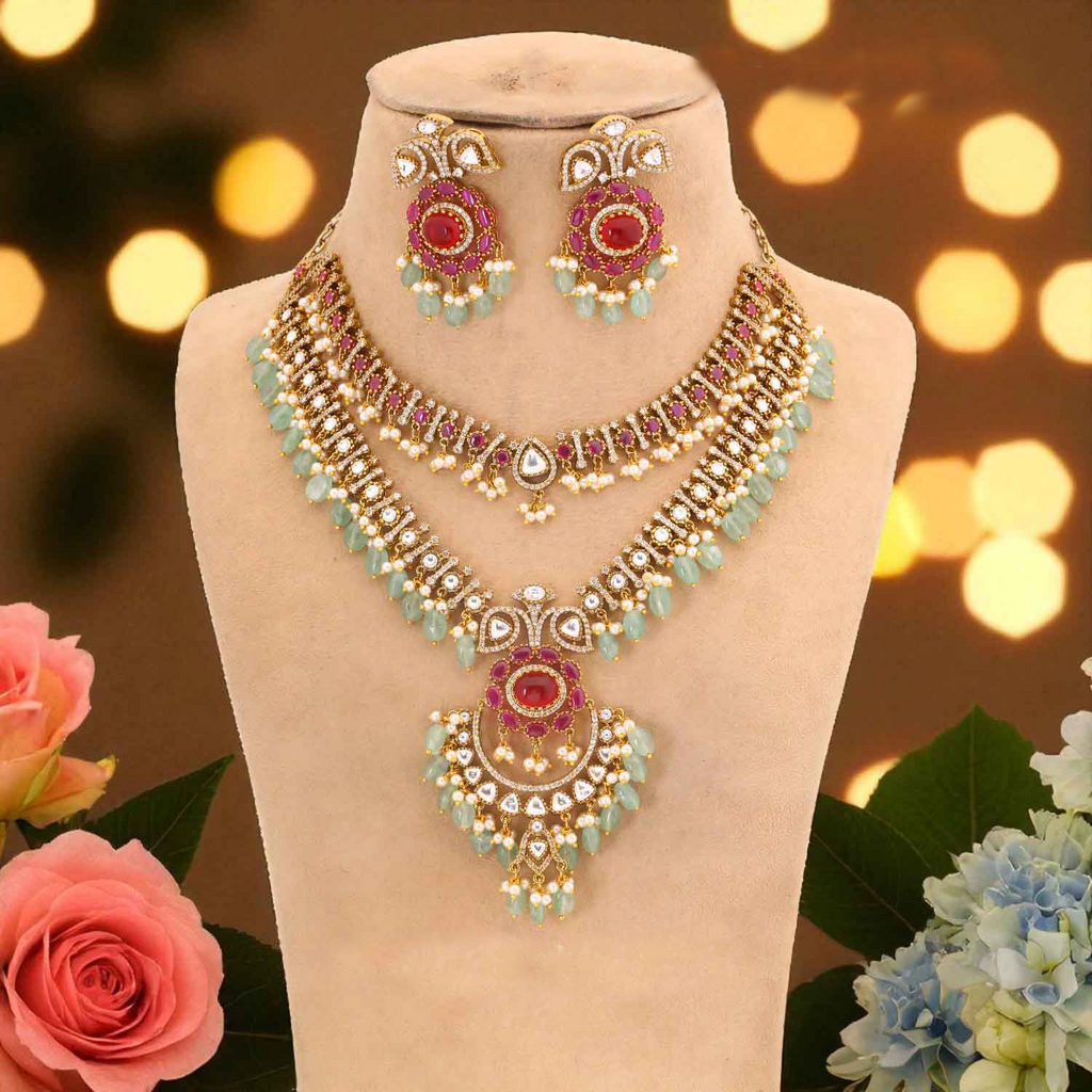 Multicolor Bellora Victorian Jewellery Set - New Arrival