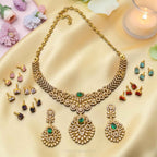 Multicolor Reyna Hasli Victorian Jewellery Set - New Arrival