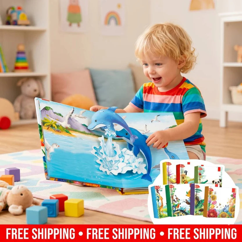 Animal Themed Pop-Up Educational Books