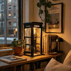 Vintage Telephone Box Mood Lamp with Warm Light